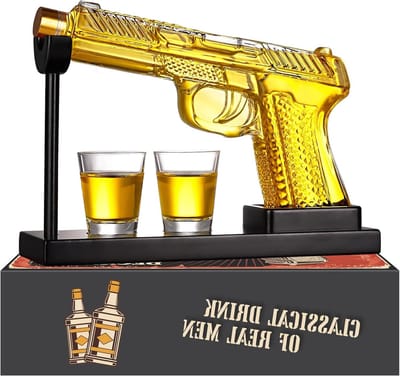 Whiskey Karaf met Borrelglazen - Whisky cadeaus voor mannen - Vaderdagcadeau voor papa - Jubileum Valentijnsdag Verjaardagscadeau voor vriend echtgenoot