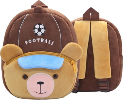 BoefieBoef Cartoon Voetbal Beer Kinderrugzak 0-6 – Stoere 3D Sport Speelgoed Rugtas – Wasbaar & Ergonomisch – Peuter & Kleuter Backpack – Ideale Gymtas, Schooltas, Speelzaal & Boekentas – Cadeau Jongen en Meisje - Sportieve Avonturiers