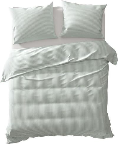 YELLOW Oxford Dekbedovertrek - Tweepersoons - 200x200/220 cm - Jade Green
