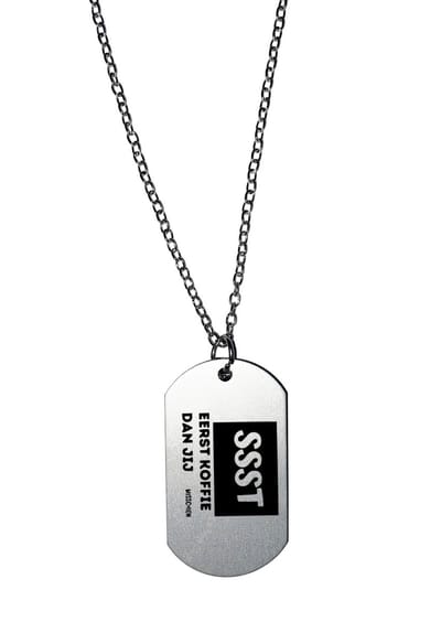Akyol - ssst eerst koffie dan jij ketting - Koffie - familie collega - cadeau