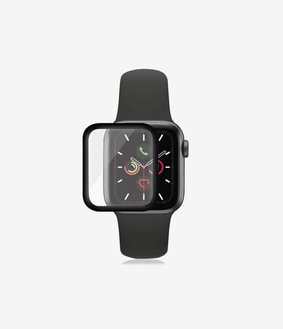 PanzerGlass Screenprotector geschikt voor Apple Watch - 44 mm Glazen | PanzerGlass Performance Screenprotector - Zwart