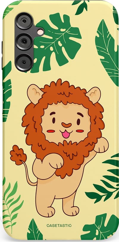 Casetastic Hoesje Geschikt voor Samsung A14 (5G/4G) - Stijlvolle Beschermende Duo-layer Case - Brulknuffel