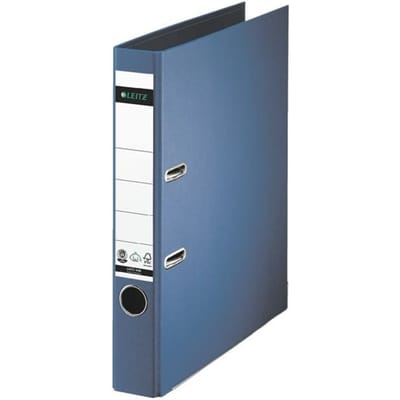 LEITZ® ordner 1007/1008, A4, rugbreedte 52 mm, per stuk, blauw
