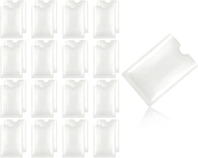 24 Stuks RFID Beschermhoezen voor Creditcards en ID Kaarten, Blokkering van NFC Gegevens, Veiligheid tegen Diefstal, TÜV Getest, Wit