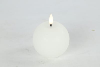 Countryfield LED bolkaars wit 8x8x9,5cm - sfeervolle verlichting.