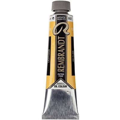 Peinture à l'huile - Or clair - 802 - Extra-fine - Rembrandt - Tube 40ml
