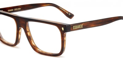 Dsquared2 D2 0182 Brown horn 55/16/145 MAN Brilmonturen