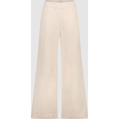 Circle of Trust Lois Wide Leg Rib Vanilla Ice Size: L | Wide-Leg & Flared Pants Outlet | Dames | Beige