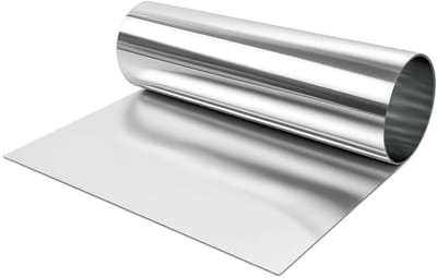 Roestvrijstalen plaat folie 0.1 x 200 x 1000 mm - 304 roestvrij staal - flexibele plaat - ideaal voor machine reparatie - ShopVlot
