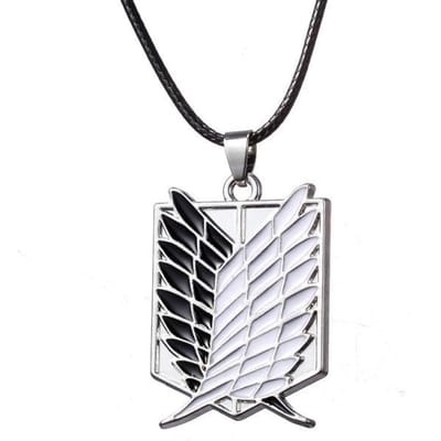 Anime Attack on Titan Hanger KettingNo Kyojin Manga Vrijheid Vleugels van Vrijheid Hanger Halsketting Sieraden white