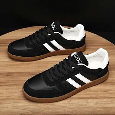 Nieuwe Duitse Trainings Herenschoenen Lente- en Herfsttrends met Student Casual Board Schoenen Heren Live Streaming Forrest Gump Schoenen Heren Witte Schoenen 42 brown