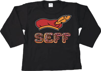 Sinterklaas Shirt Zwart – Eigen Naam & Pietenmuts - maat 56