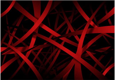 Fotobehangkoning - Behang - Vliesbehang - Fotobehang - Fear of the dark 3D - 400 x 280 cm
