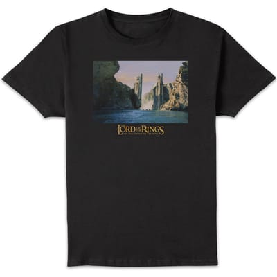 Lord Of The Rings Argonath Men's T-Shirt - Black - 4XL