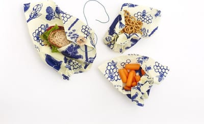 Bee's Wrap Bees & Bears Lunch Set