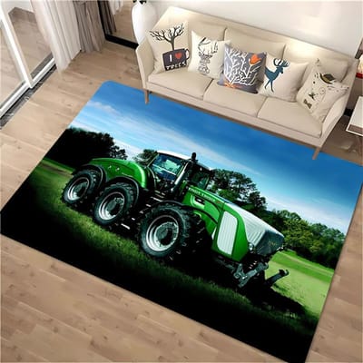Auto Tractor Serie Patroon Tapijt, Woonkamer en Slaapkamer Huishoudelijke Artikelen, Kinderkamer Sofa Mat Deurmat Vloer Antislip Kleed Cadeau 60*90cm