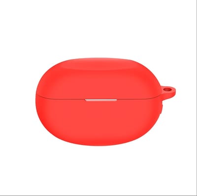 Dailygoody - Hoesje voor Realme Buds Air 5 Pro - Ultradun en zacht - Rood - Anti-val bescherming - Flexibele siliconen - Krasbestendig