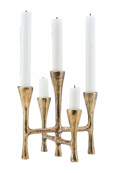 House Doctor "Kandelaar Tristy" Brass vierkant -