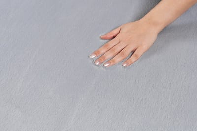 the carpet, Cosy Vloerkleed, Knuffelzacht bontkleed, wasbaar, Grijs, 200 cm Rond