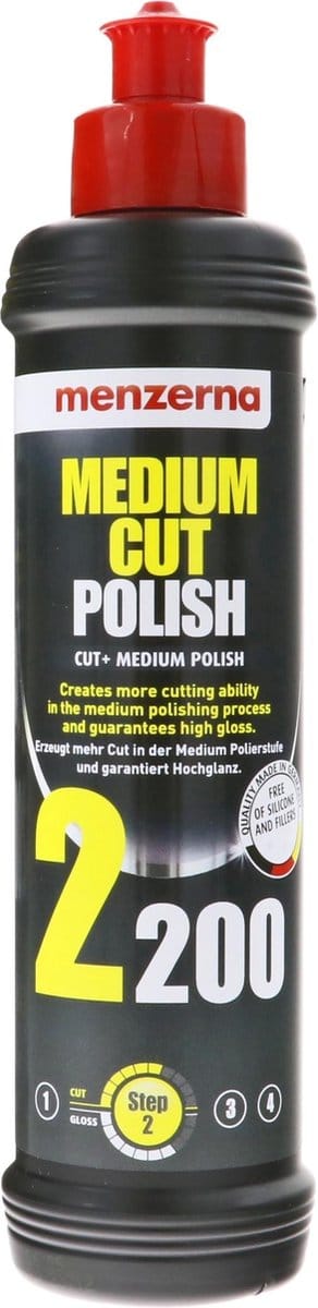 MENZERNA POLISHING COMPOUNDS 2200 - Medium Cut Polish - 250 ml