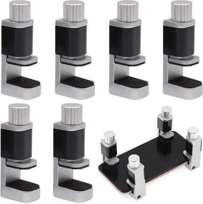 Verstelbare metalen klemmen voor LCD-schermen - 6 stuks, ideaal voor smartphone, tablet en laptop reparaties, multifunctionele gereedschapset