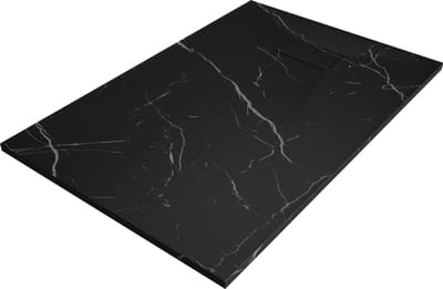 Mexen Hugo rechthoekige douchebak SMC 100 x 80 , zwarte steen - 42758010