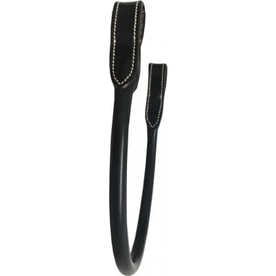 Ronde lederen wenkbrauwband voor paarden Silver Crown
