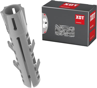 TOX Spreidplug Barracuda 10/50, plug speciaal voor massieve steen en beton met zeer hoge houdwaarden, betrouwbare bevestiging en eenvoudige montage, 16 stuks in doos, 01319073
