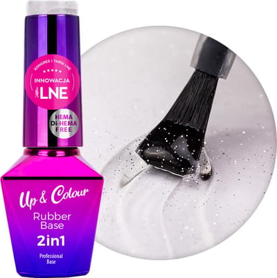 MollyLac - Frozen Serie - Rubber Base 2-in-1 - HEMA/Di-HEMA Vrij - 10g - Nr 2