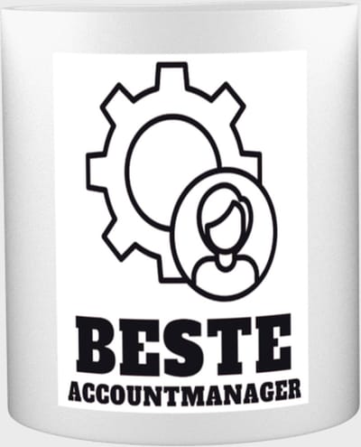 Beste accountmanager Mok met opdruk - beste accountmanager - collega - welkom - afscheid - 350 ML inhoud