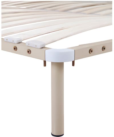 Vente-unique Lattenbodem 180 x 200 cm - 2 x 19 latten - Met poten - Beige - KALISTA van YSMÉE