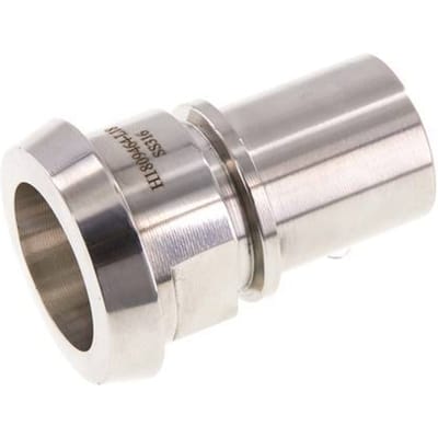 Din 11851 Melkkoppeling 50mm Laspuntstuk 1 1/4" (32mm) Slangpilaar Roestvrij Stalen Veiligheidskraag