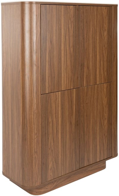 Housecraft Living Almira Kast Marmerlook/ Walnootkleur - Bruin