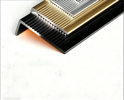 Traprand Aluminium - Antislip Rand - Veilig Lopen - Anti-stoot Ontwerp - 90 cm - Paars Goud