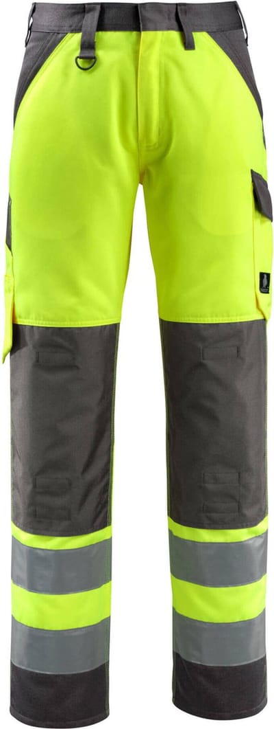 Mascot Safe Light Broek met kniezakken 15979-948 - hi-vis geel/donkerantraciet - C54 - 76
