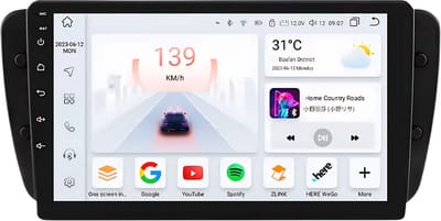 Autoradio met bluetooth - Carplay - Voor Seat Ibiza 6J (2009-2013) - Geschikt voor Apple en Android - Stereo - Navigatie - Navigatiesysteem auto - 4GB 32GB