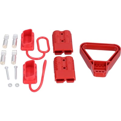 Connecteur Prise 175A Connexion Rapide Déconnexion Poignée de Charge Outils Électroportatifs Batterie 600V Rouge