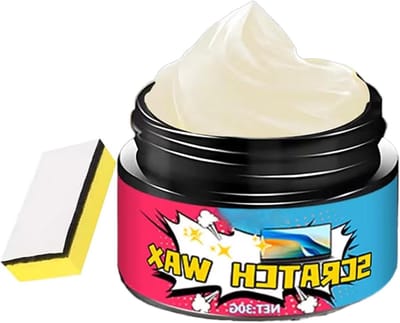Krasverwijderaar Wax - Scherm Herstel - Elektronica Onderhoud - Zachte Beschermende Glans - 4 x 4.2 cm - Niet gespecificeerd