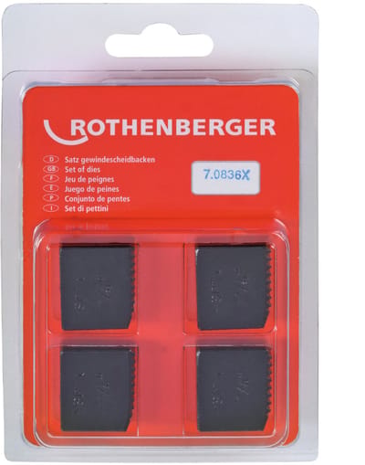 ROTHENBERGER 4x SC Snijbekken BSPT R 1.1/4" - 070836X