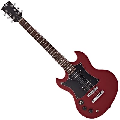 Brooklyn Elektrische Gitaar (LH) van Gear4music, Rood