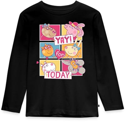 Peppa Pig, Pedro, Mandy, Rebecca, Suzy & Emily Premium T-Shirt Kinderen