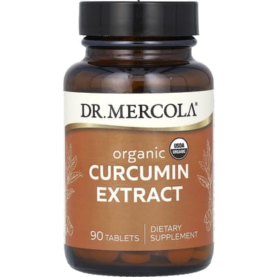 Dr. Mercola, Biologisch Kurkuma Extract, 90 Tabletten