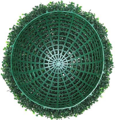 Kunstmatige Buxus Vormbomen Uit, 50,8 Cm Hoog (2 Stuks), Bolvormige Kunstplanten, het Hele Jaar Door Duurzame Groene Decoratieve Bollen voor Achtertuin, Balkon, Tuin, Bruiloft en Woondecoratie