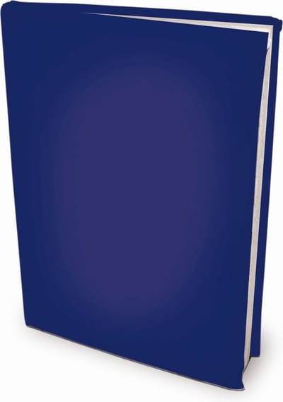 Benza - Rekbare boekenkaften - Voor A4 boeken met een harde kaft - Blauw - 8 stuks