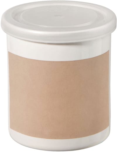 ASA Selection Grande voorraadpot voor krijtbeschrijving, voorraadpot, pot, opbergpot, aardewerk, nude, 100 ml, 48781147