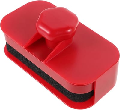 Autowas Applicator - Polijst Handpad - Auto Lak Herstellen - Ergonomische Grip - 13.4 cm Lengte - Rood