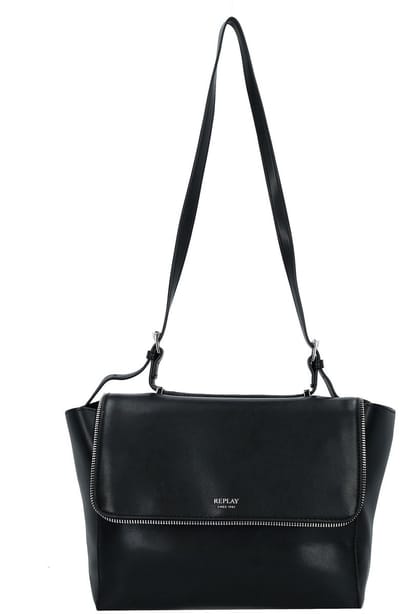 REPLAY schoudertas Shoulder Bag Black zwart