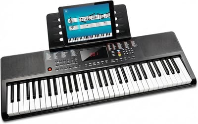 TIM® Keyboard Piano - Digitale Piano - Piano Keyboard - Zwart - 80cm x 28cm x 8cm