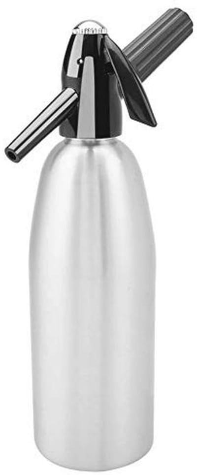 Soda Maker - Aluminium Soda Siphon - 1L Sprudelwasserflasche mit Druckregler