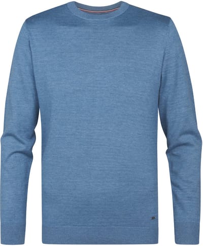 Petrol Industries Heren Fijngebreide Trui - Regular Fit - Ronde Hals - Truien Heren - Pullover - Grijs - Maat M
